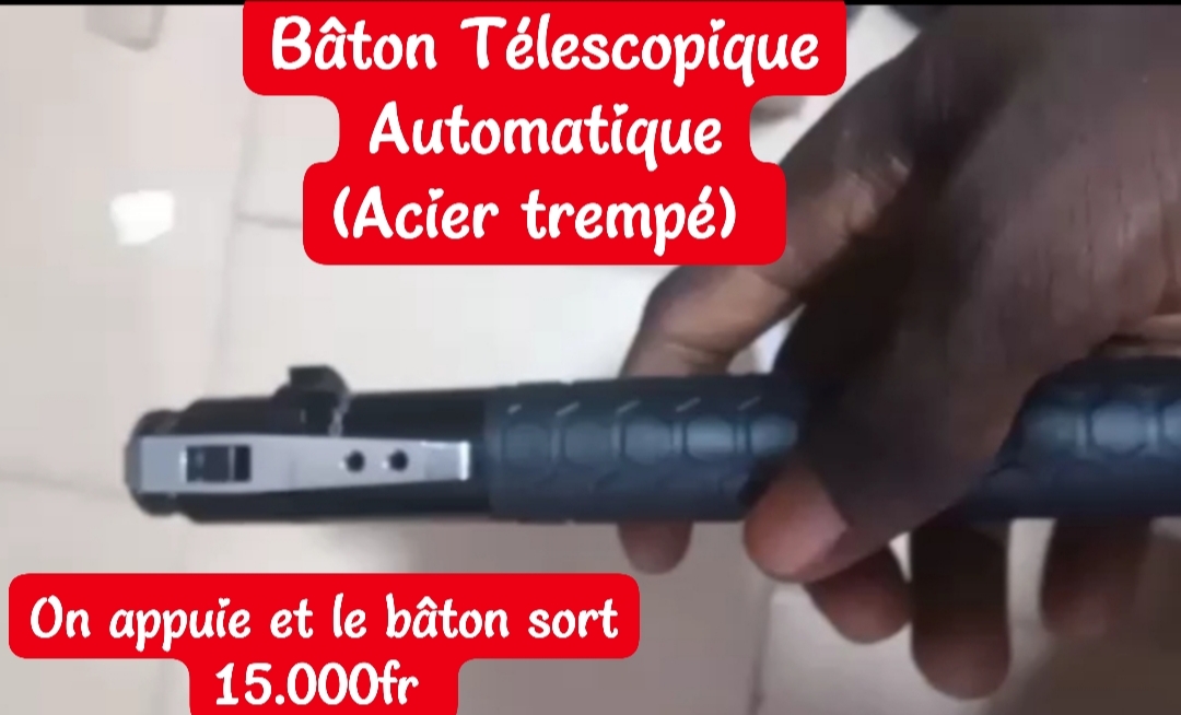 Bâton Télescopique Automatique en acier