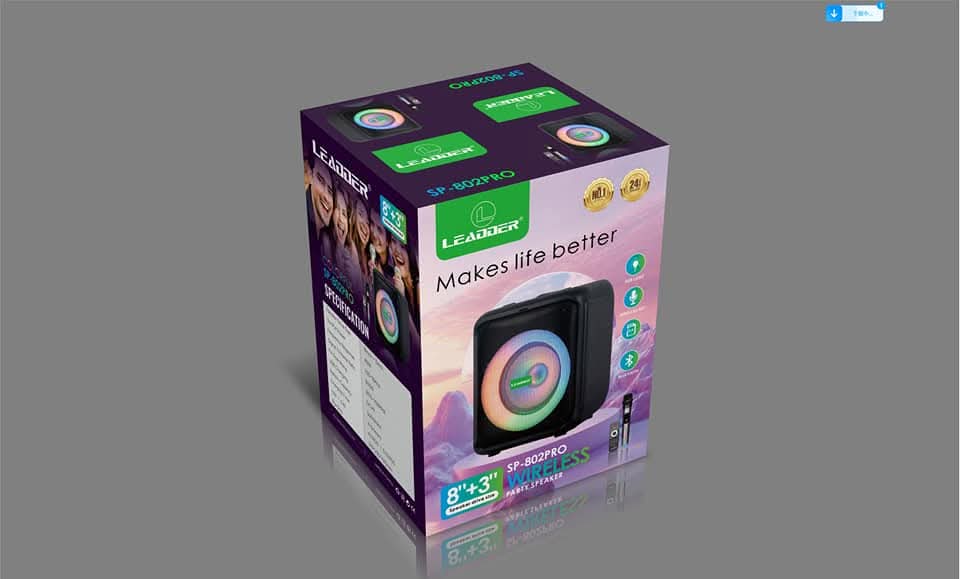 Haut-Parleur SP-802Pro Leadder 8" + 3" | 40 W