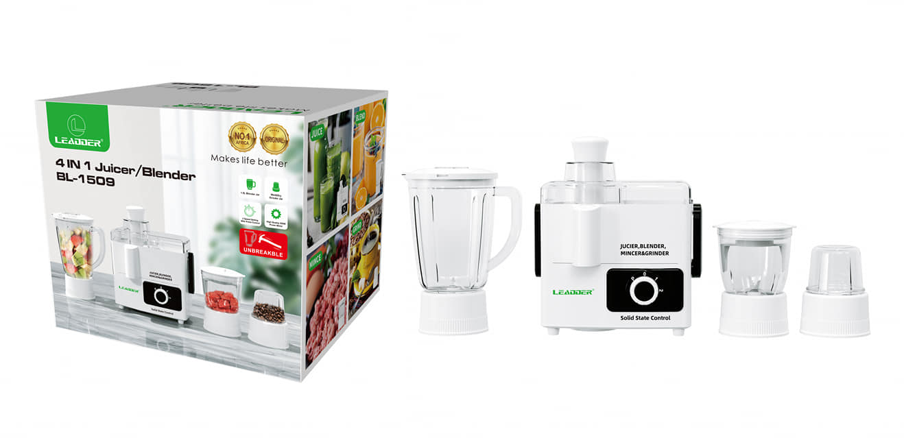 Super Mélangeur 4 En 1 BL-1509 (mélange, Broyeur, Jus, Hachoir)